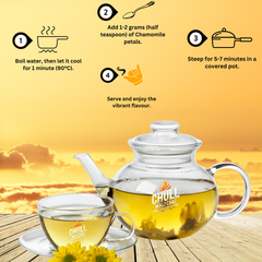 Premium Chamomile Tea - 75g (30 Days Pack)