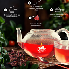 Premium Hibiscus Tea - 100g (30 Days Pack)