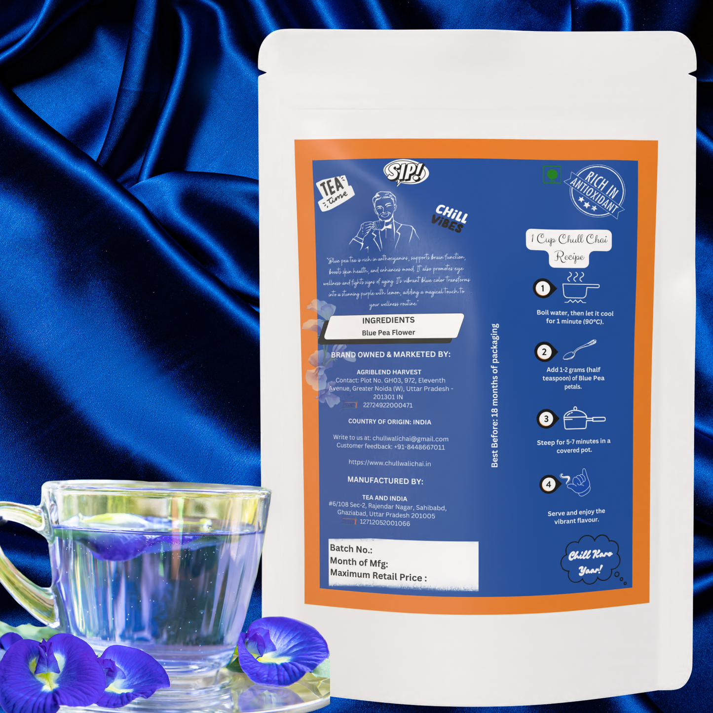 Premium Blue Pea Tea - 75g