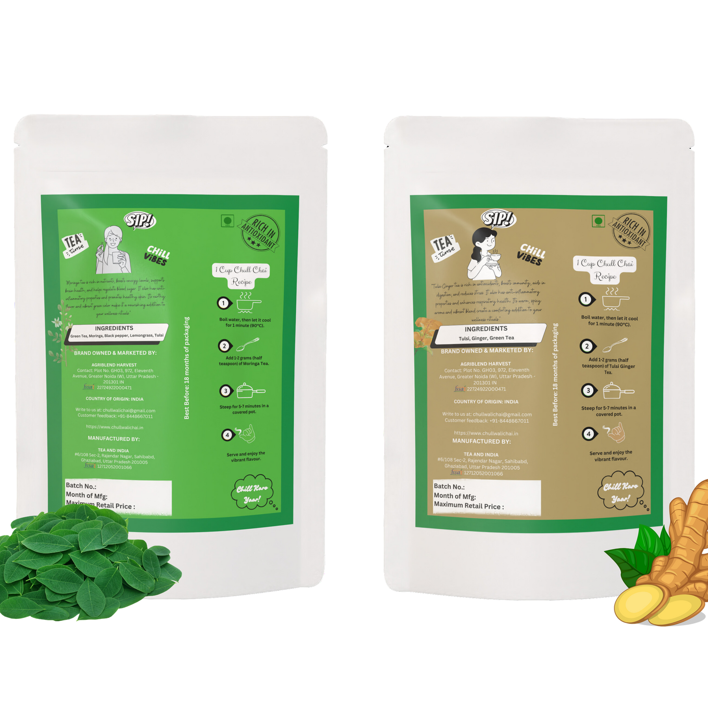 Energy & Vitality Tea Combo