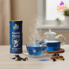 💙 Clarity Charge Blue Voltage Tea – Ignite Focus with Bluebellvine & Cinnamon
