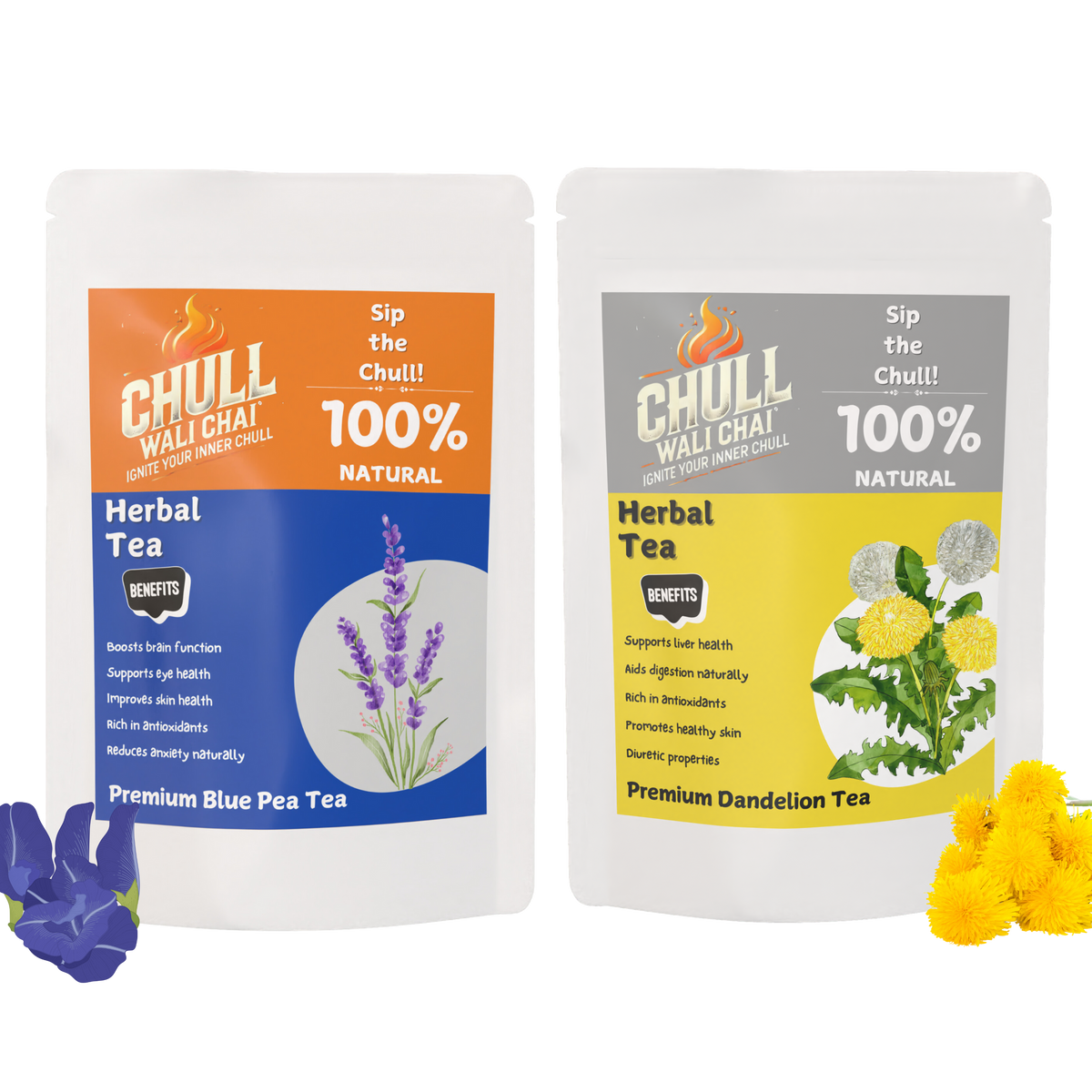 The Blue & Gold Detox Duo (30 Days Pack)