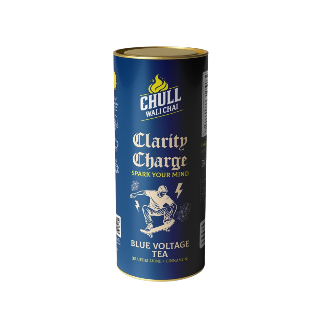 💙 Clarity Charge Blue Voltage Tea – Ignite Focus with Bluebellvine & Cinnamon